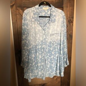 Soft woven denim shirt by Side Stitch